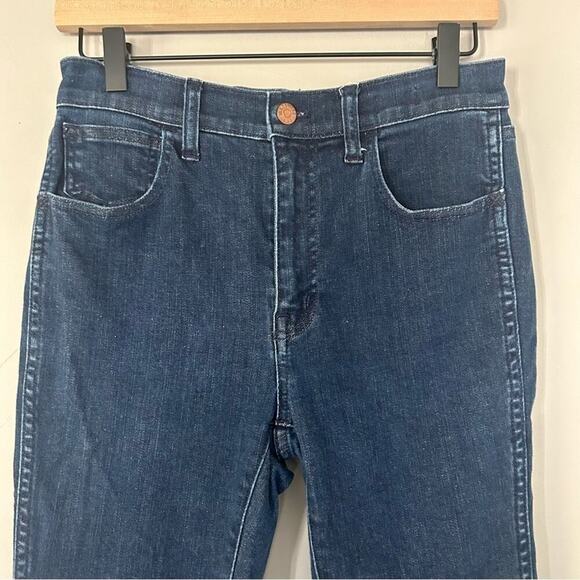 Madewell 10" High Riser Skinny Jeans in Lydia Dark Wash Stretch Denim 27 - Picture 8 of 8
